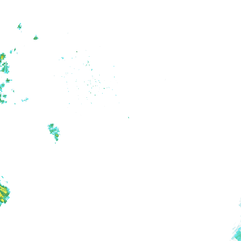 Tutkakuva sateen
            intensiteettistä Etelä-Suomessa kello 18.40