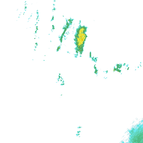 Tutkakuva sateen
            intensiteettistä Etelä-Suomessa kello 5.10