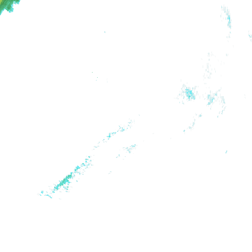 Tutkakuva sateen
            intensiteettistä Etelä-Suomessa kello 8.00