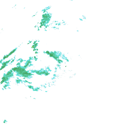Tutkakuva sateen
            intensiteettistä Etelä-Suomessa kello 7.15