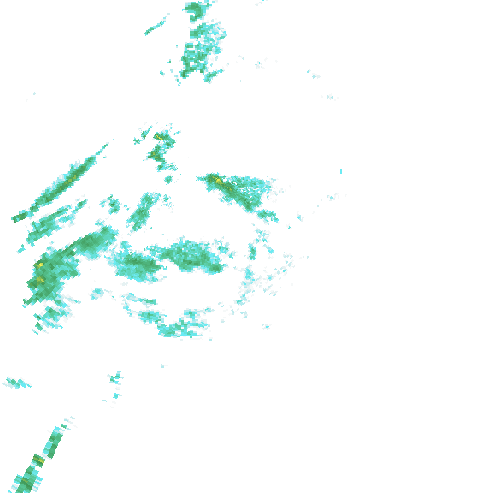Tutkakuva sateen
            intensiteettistä Etelä-Suomessa kello 7.25
