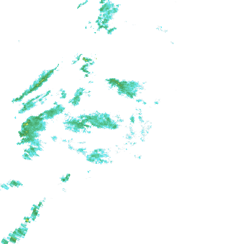 Tutkakuva sateen
            intensiteettistä Etelä-Suomessa kello 7.30