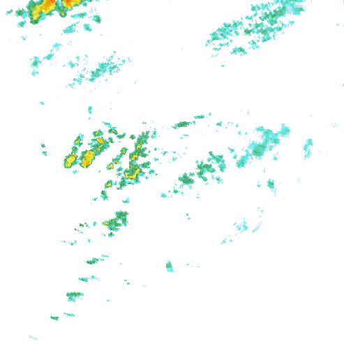 Tutkakuva sateen
            intensiteettistä Etelä-Suomessa kello 21.05