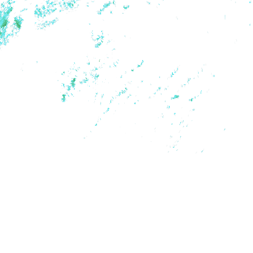 Tutkakuva sateen
            intensiteettistä Etelä-Suomessa kello 22.20