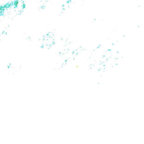 Tutkakuva sateen
            intensiteettistä Etelä-Suomessa kello 22.45