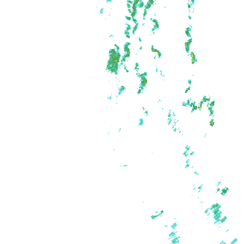 Tutkakuva sateen
            intensiteettistä Etelä-Suomessa kello 5.35