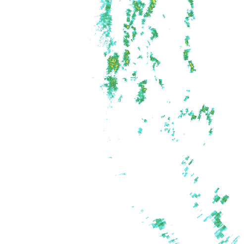 Tutkakuva sateen
            intensiteettistä Etelä-Suomessa kello 5.45