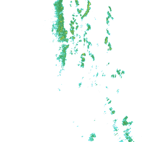 Tutkakuva sateen
            intensiteettistä Etelä-Suomessa kello 6.00