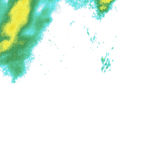 Tutkakuva sateen
            intensiteettistä Etelä-Suomessa kello 15.20