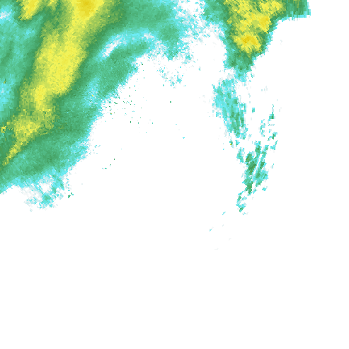 Tutkakuva sateen
            intensiteettistä Etelä-Suomessa kello 15.30