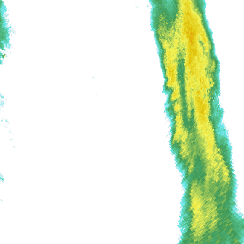 Tutkakuva sateen
            intensiteettistä Etelä-Suomessa kello 11.10