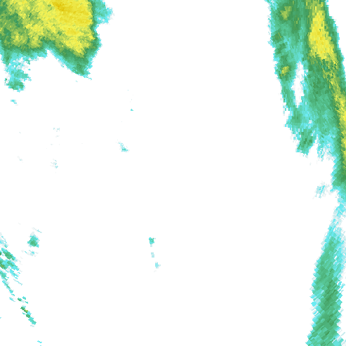 Tutkakuva sateen
            intensiteettistä Etelä-Suomessa kello 12.10