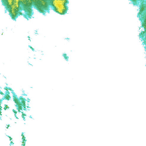 Tutkakuva sateen
            intensiteettistä Etelä-Suomessa kello 12.50