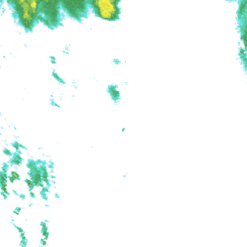 Tutkakuva sateen
            intensiteettistä Etelä-Suomessa kello 12.55
