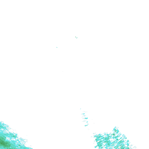 Tutkakuva sateen
            intensiteettistä Etelä-Suomessa kello 17.45