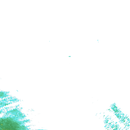 Tutkakuva sateen
            intensiteettistä Etelä-Suomessa kello 18.15