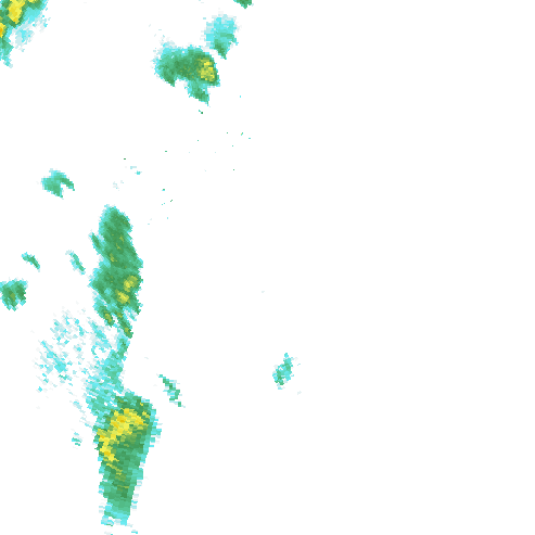 Tutkakuva sateen
            intensiteettistä Etelä-Suomessa kello 21.05