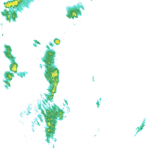 Tutkakuva sateen
            intensiteettistä Etelä-Suomessa kello 21.20