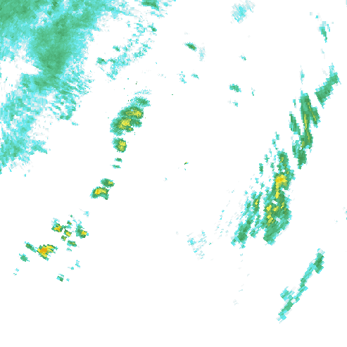 Tutkakuva sateen
            intensiteettistä Etelä-Suomessa kello 22.30