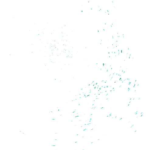 Tutkakuva sateen
            intensiteettistä Etelä-Suomessa kello 7.45