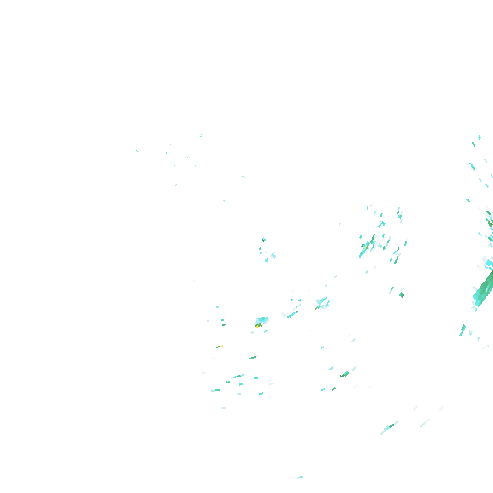 Tutkakuva sateen
            intensiteettistä Etelä-Suomessa kello 8.20