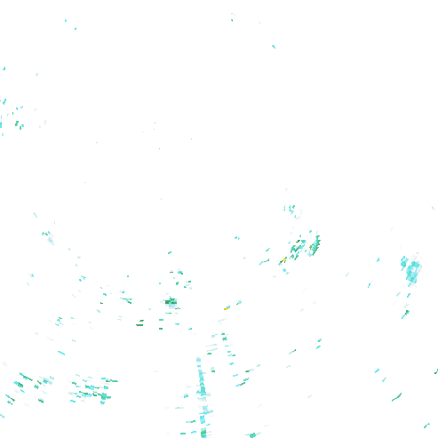 Tutkakuva sateen
            intensiteettistä Etelä-Suomessa kello 9.05