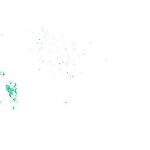 Tutkakuva sateen
            intensiteettistä Etelä-Suomessa kello 22.05