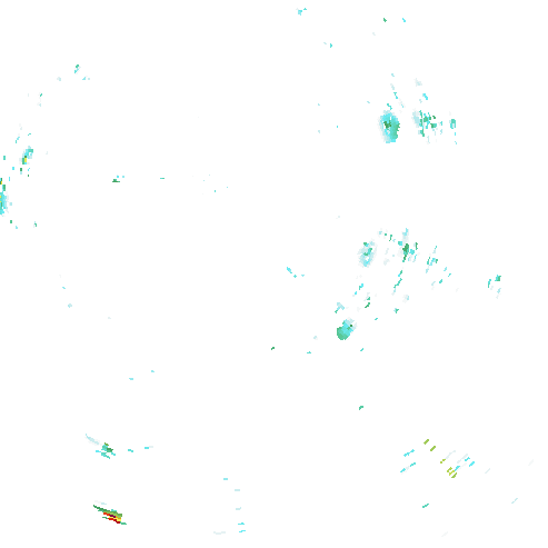 Tutkakuva sateen
            intensiteettistä Etelä-Suomessa kello 7.00