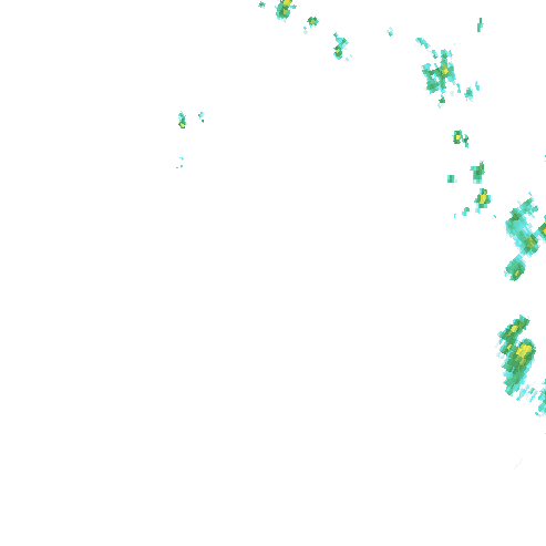 Tutkakuva sateen
            intensiteettistä Etelä-Suomessa kello 20.35