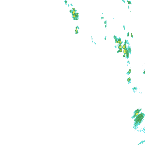 Tutkakuva sateen
            intensiteettistä Etelä-Suomessa kello 20.55