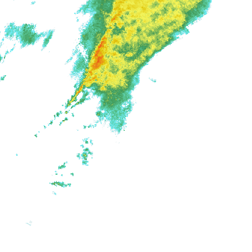 Tutkakuva sateen
            intensiteettistä Etelä-Suomessa kello 9.45