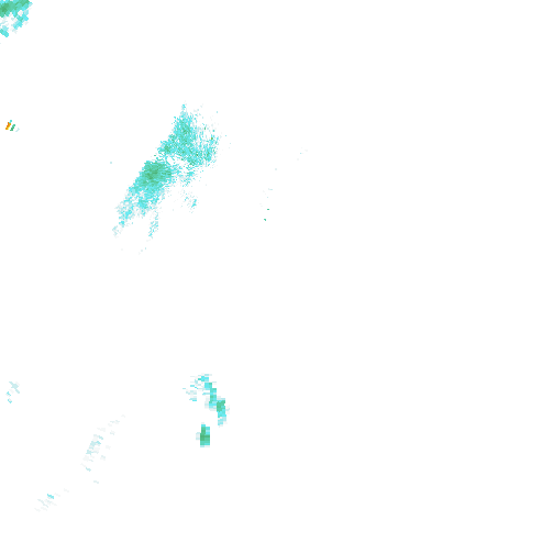 Tutkakuva sateen
            intensiteettistä Etelä-Suomessa kello 16.35